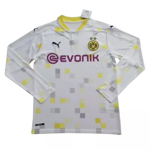 Tailandia Camiseta Borussia Dortmund Tercera equipo ML 2020-21 Blanco